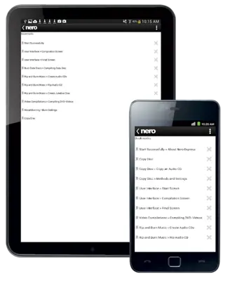 Nero Express Manual android App screenshot 1